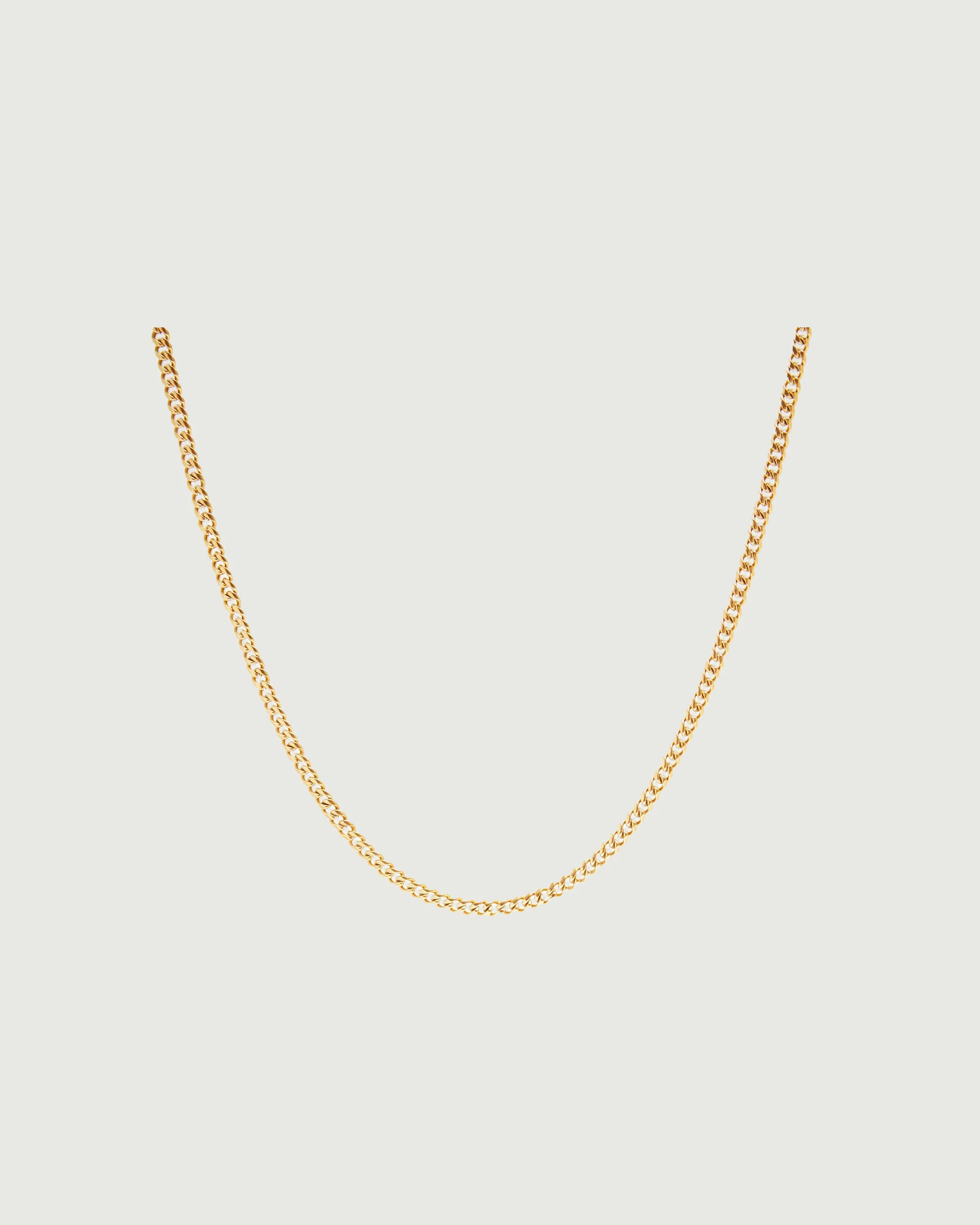2mm Cuban Chain | Gold